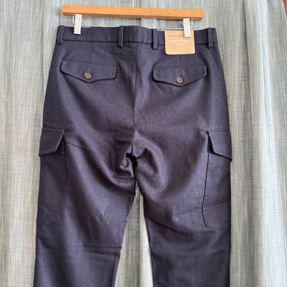 Vintage Banana Republic Men's Straight Wool Pants - Picture 4 of 16